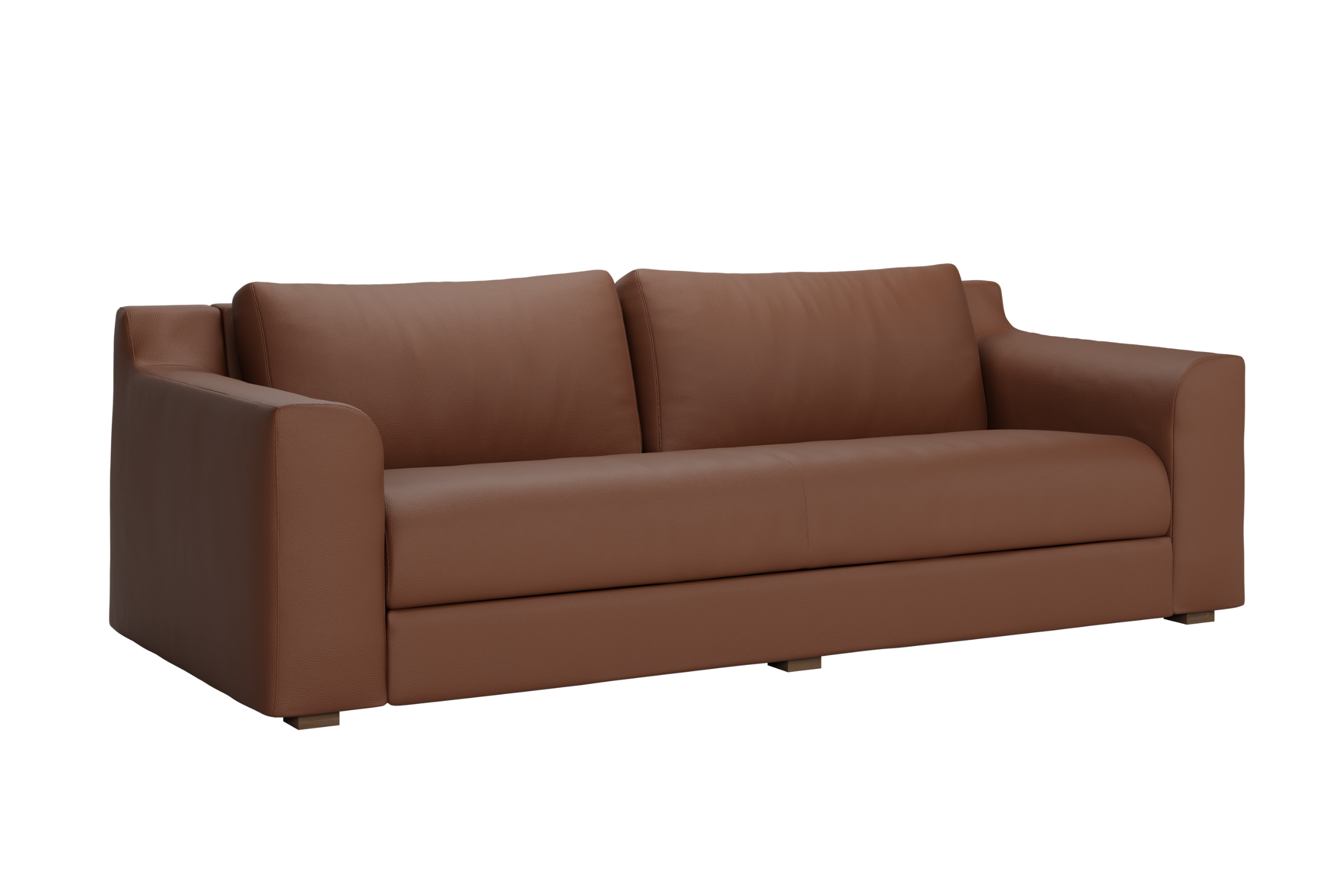 Mara 86" Sofa in Cactus Leather